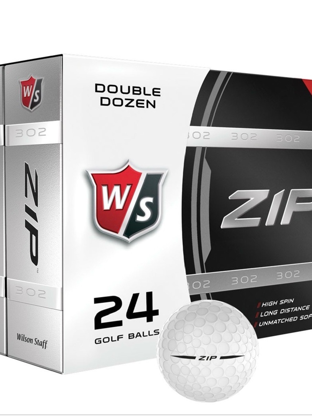Wilson Staff ZIP Double Dozen 24 White Golf Balls